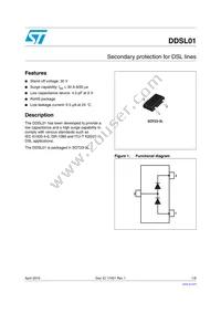 DDSL01-030SL Datasheet Cover