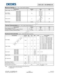 DDTA124EE-7-F Datasheet Page 2