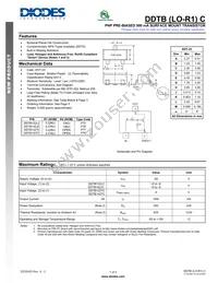 DDTB142JC-7 Datasheet Cover