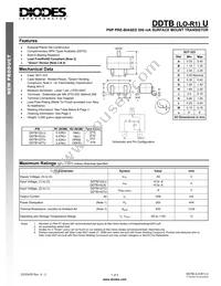 DDTB142TU-7-F Datasheet Cover