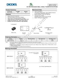 DDTC113TLP-7 Datasheet Cover