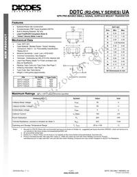 DDTC114GUA-7-F Datasheet Cover