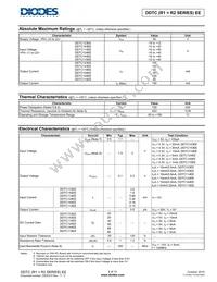 DDTC115EE-7-F Datasheet Page 2