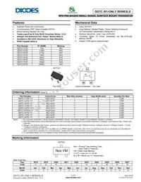 DDTC144TE-7-F Datasheet Cover