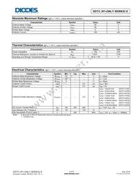 DDTC144TE-7-F Datasheet Page 2