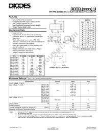 DDTD123TU-7-F Datasheet Cover