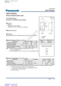 DE2703000L Datasheet Cover