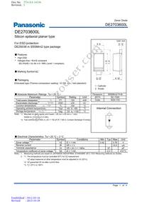 DE2703600L Datasheet Cover