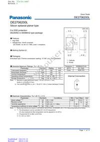 DE2706200L Datasheet Cover