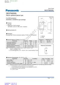 DE2708200L Datasheet Cover