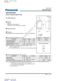 DE2S03300L Datasheet Cover