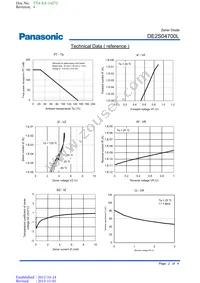 DE2S04700L Datasheet Page 2