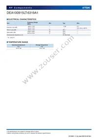 DEA100915LT-6319A1 Datasheet Page 3