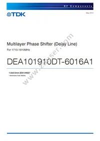 DEA101910DT-6016A1 Cover