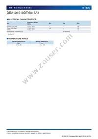 DEA101910DT-6017A1 Datasheet Page 3