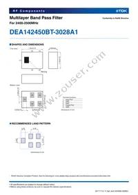 DEA142450BT-3028A1 Datasheet Page 2