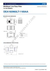 DEA160960LT-1169AA Datasheet Page 2