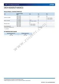 DEA162025LT-5003C3 Datasheet Page 3