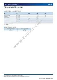 DEA162450BT-1262B1 Datasheet Page 3