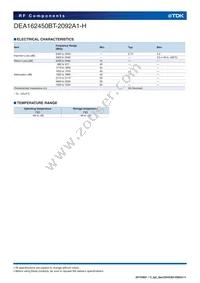 DEA162450BT-2092A1-H Datasheet Page 3