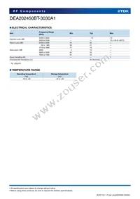 DEA202450BT-3030A1 Datasheet Page 3