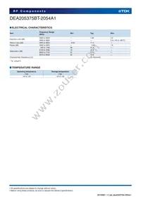 DEA205375BT-2054A1 Datasheet Page 3