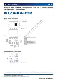 DEA211898BT-9033B1 Datasheet Page 2