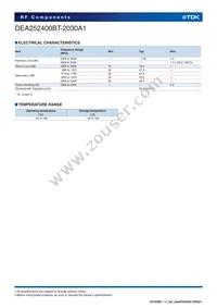 DEA252400BT-2030A1 Datasheet Page 3
