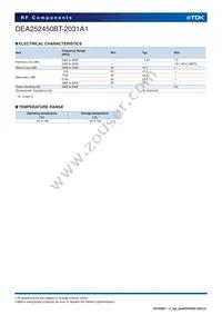 DEA252450BT-2031A1 Datasheet Page 3