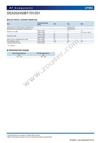 DEA252450BT-7012D1 Datasheet Page 3