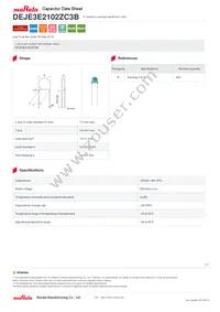 DEJE3E2102ZC3B Datasheet Cover