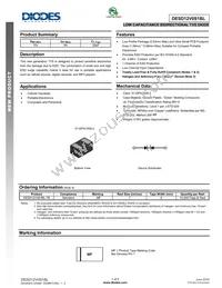 DESD12V0S1BL-7B Datasheet Cover