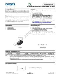 DESD18VF1BLP3-7 Datasheet Cover