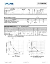 DESD1CAN2SOQ-7 Datasheet Page 2