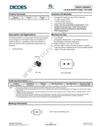 DESD1LIN2WSQ-7 Datasheet Cover