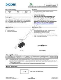 DESD24VF1BLP3-7 Datasheet Cover