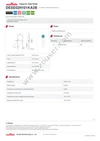 DESD32H101KA2B Datasheet Cover