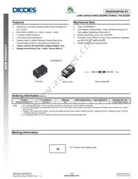 DESD5V0S1BLP3-7 Datasheet Cover