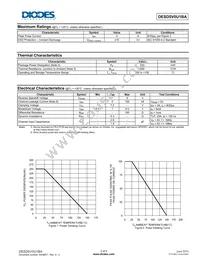 DESD5V0U1BA-7 Datasheet Page 2