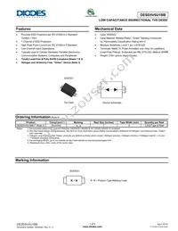 DESD5V0U1BB-7 Datasheet Cover