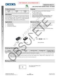 DESD5V0V1BDLP3-7 Datasheet Cover