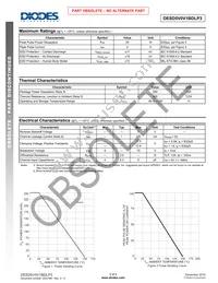 DESD5V0V1BDLP3-7 Datasheet Page 2