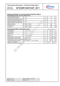 DF200R12W1H3FB11BPSA1 Datasheet Page 2
