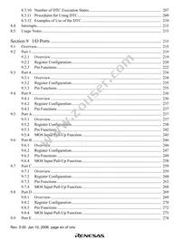 DF2626FA20JV Datasheet Page 16