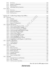 DF2626FA20JV Datasheet Page 17