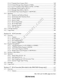 DF2626FA20JV Datasheet Page 21