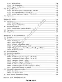 DF2626FA20JV Datasheet Page 22