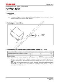 DF2B6.8FS(TPL4 Datasheet Cover