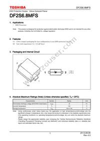 DF2S6.8MFS Datasheet Cover