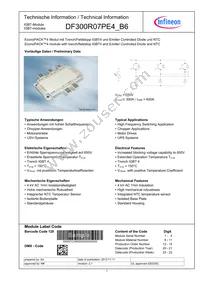 DF300R07PE4B6BOSA1 Datasheet Cover